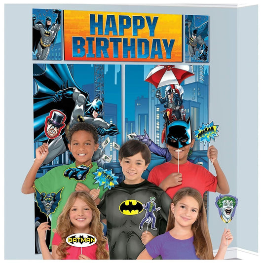 Amscan - Ensemble De Décorations Avec Accessoires Pour Photobooth - Batman - Party Shop