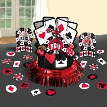 Ensemble De Decorations De Table Casino - Party Shop