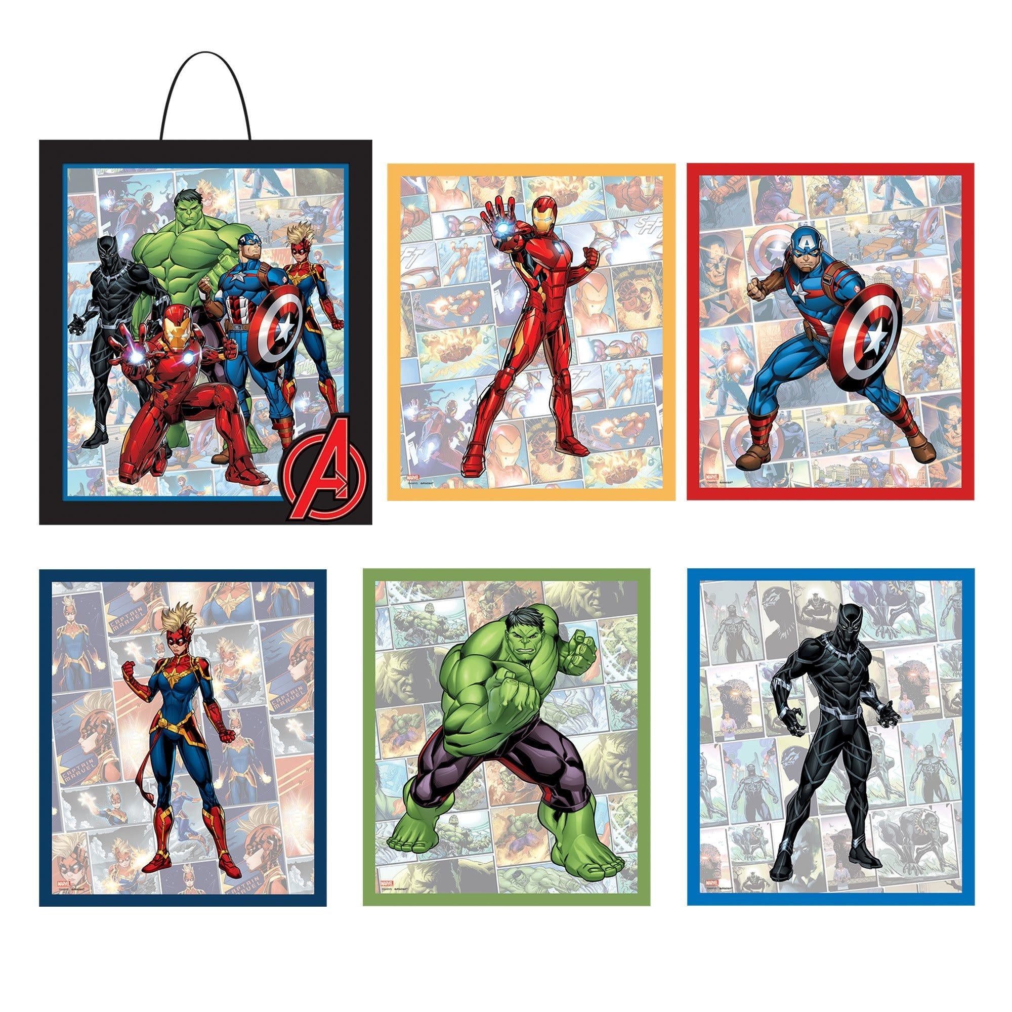 Ensemble De Décorations Pour Cadre - Marvel AvengersParty Shop