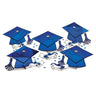 Amscan - Ensemble De Décorations Pour Table - Graduation (Bleu) - Party Shop