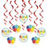 Unique - Ensemble de Décorations Suspendues (8) - Bonne Fête - Party Shop