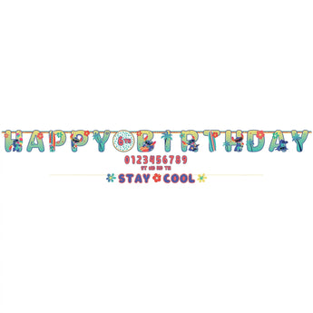 Ensemble de grande bannière de fête "Happy Birthday" - Stitch Party Shop