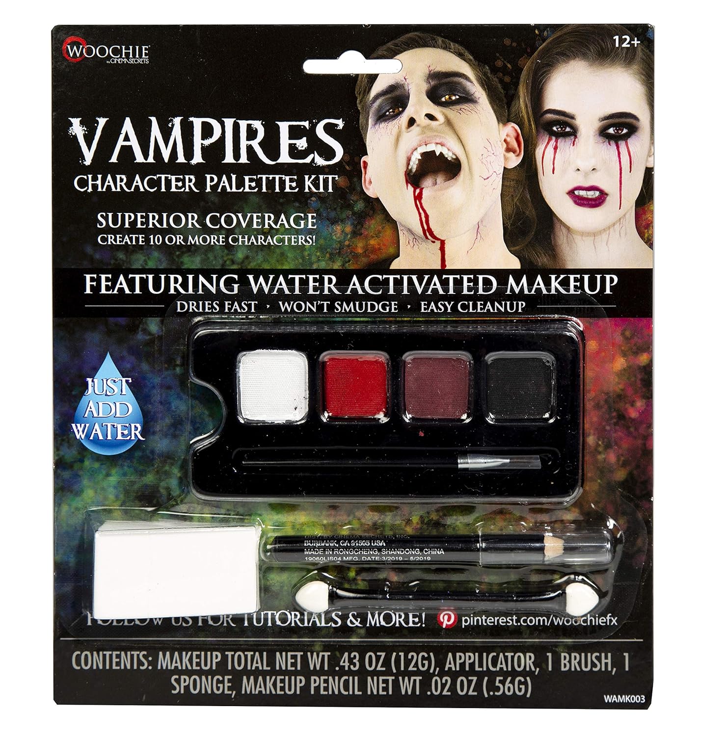 Ensemble de Palette de Maquillage pour Vampires Party Shop