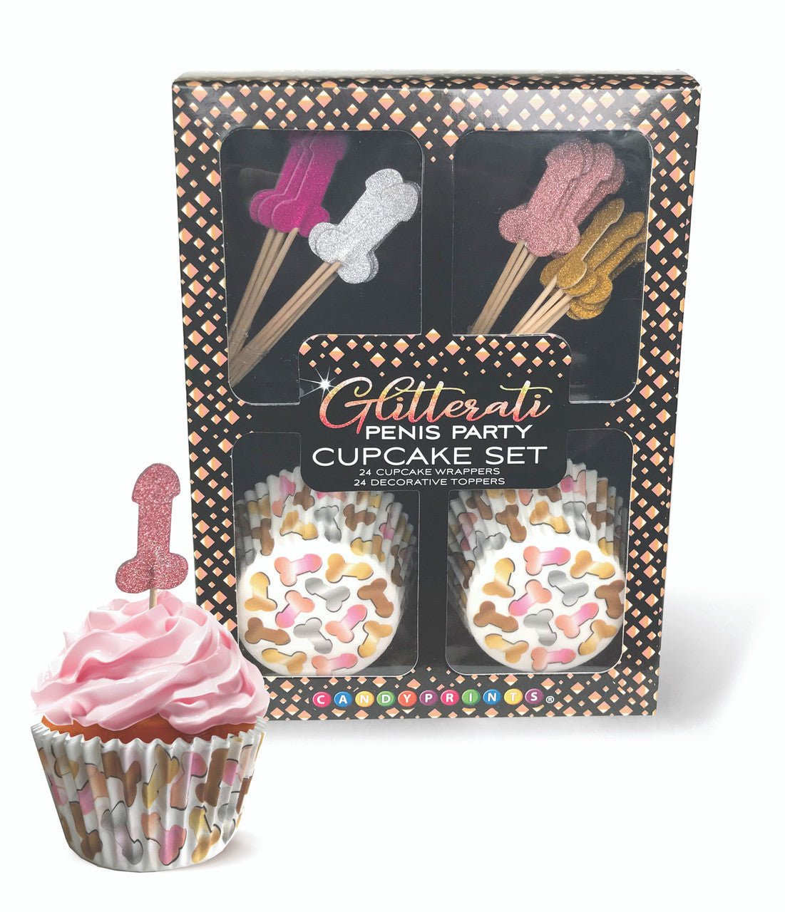 Ensemble Moules Et Décorations Cupcake - Pénis Party Shop