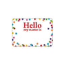 Amscan - Étiquettes D'Identifications 2.5"X3.5" (100) - Confettis - Party Shop