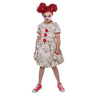studio Halloween - Evil clown child costume – Includes dress, 2 elastic hair bands and wrist cuffs. Scary and fun horror outfit for kids at Halloween, carnival, cosplay and partie - Party Shop