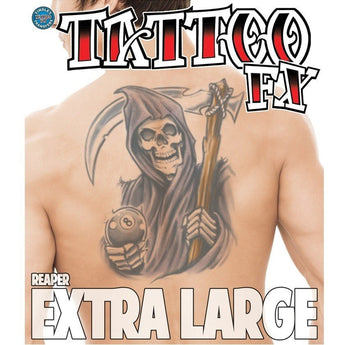Extra Large Tattoo - Faucheuse - Party Shop