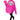 Child wearing official Fall Guys pink costume – includes tunic and support ring, fits up to size 14, perfect for Halloween or gaming-themed events - Inspirit - Party Shop