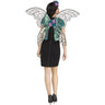 Fantasy fairy sparkle wings in black and purple – adult costume accessory for Halloween or cosplay. - Party Shop - Funworld