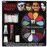 Festive Colossal makeup kit with 12-color tray, crayons, fake blood, glitter gel, and applicators – perfect for Halloween or cosplay looks - FunWorld - Party Shop
