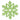 Party Shop - Flocon Vert Scintillant 11" - Party Shop