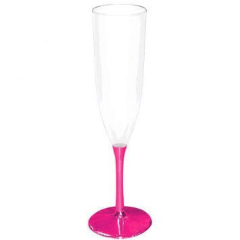 Flûte À Champagne Avec Pied Rose - Party Shop