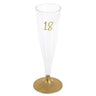 Santex - Flûtes À Champagne Or 18 Ans (6) - Party Shop