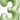 Ballon Mylar Supershape - Chiffre 3 vert Mat pastel