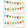 Creative Converting - Fond Mural Pour Photo 54" X 72" - Motif Bannière À Fanions - Party Shop
