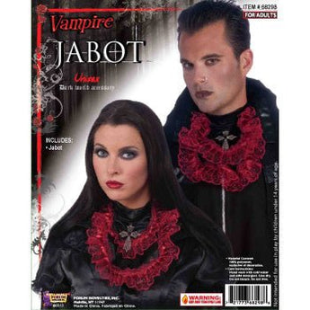 Foulard À Jabot Avec Croix - Vampire Party Shop