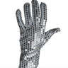 studio Halloween - Gant Droit À Paillettes Argent - Party Shop