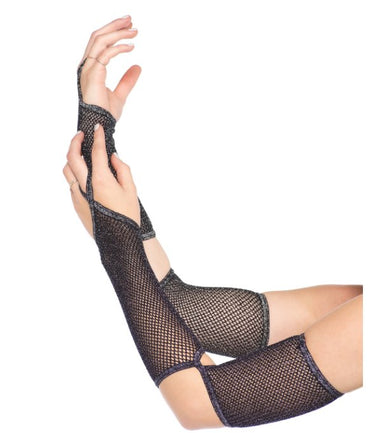 Leg Avenue - Gantelet En Filet Coude Nu - Party Shop