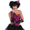 RUBIES - Gants Burlesque - Noir & Rose - Party Shop