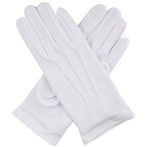 Gants En Polyester Blanc Party Shop