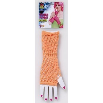 Gants Filet Sans Doigts - Orange Party Shop