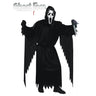 Ghost Face® adult costume with hooded robe, tie belt, and official Scream mask – fits up to 6 feet and 200 lbs – iconic Halloween horror cosplay outfit. - Funworld - Party shop