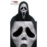 Official Ghost Face® Bling mask with black hood and crystal stones – Adult Halloween Scream costume accessory - FunWorld - Party shop
