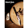 GhostFace chef knife with 15.25-inch bloody blade – safe Halloween costume prop or horror decoration- funworld - Party Shop
