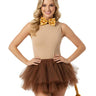 giraffe costume kit headband bowtie tail halloween accessory