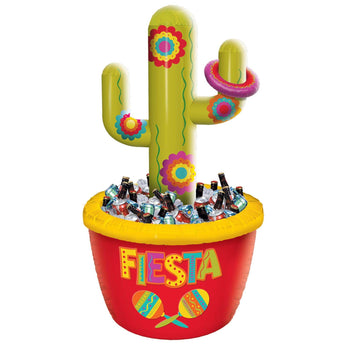 Glacière Gonflable Jumbo 54" - Cactus Avec 2 Anneaux - Party Shop