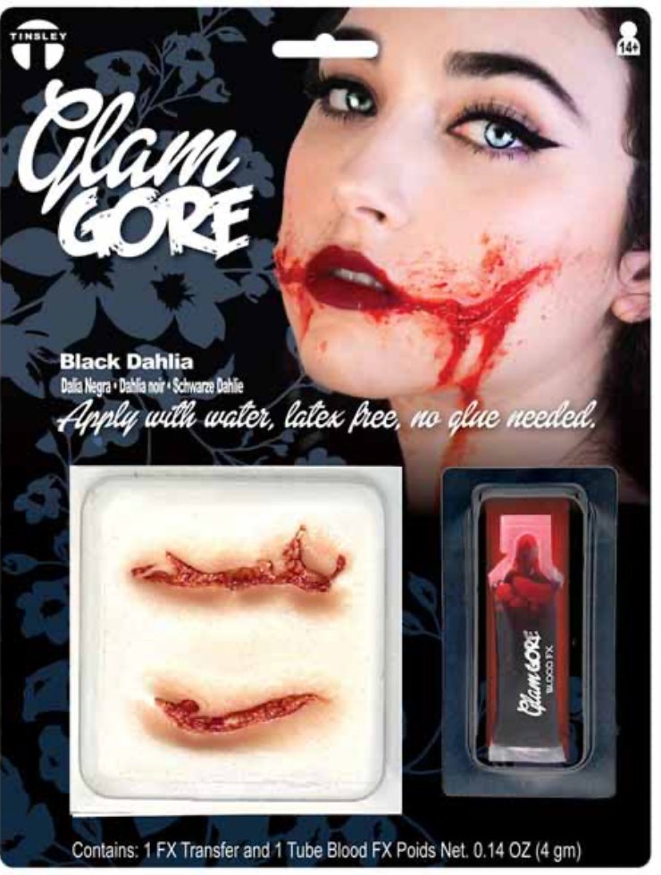 Glam Gore Transfer - Black DahliaParty Shop