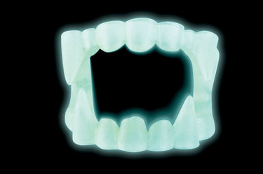 Glow-in-the-dark vampire fangs – Halloween costume accessory for adults and teens - Funworld- Party Shop
