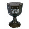 RUBIES - Gobelet Géant Noir - 70 Ans - Party Shop