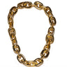 underwraps - Gold Hip Hop Chain – Bling bling rapper necklace costume accessory for Halloween, carnival, 80s 90s themed parties and streetwear cosplay- Party Shop