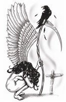 Goth Temp - Tatouage Ange De La MortParty Shop