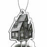 Gothic-style car air freshener for Halloween – Baby Yaga design with berry fragrance - Trick or Treat Studios - Party Shop