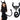 gothic maleficent costume kit horn headband tail halloween accessory