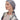 WESTBAY - High-quality gray grandma wig for women with classic bun and curls – perfect for Mrs. Claus, Halloween, theater, or holiday costumes.- Party Shop