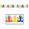 Beistle Co. - Guirlande Ancres De Bateau (12') - Party Shop