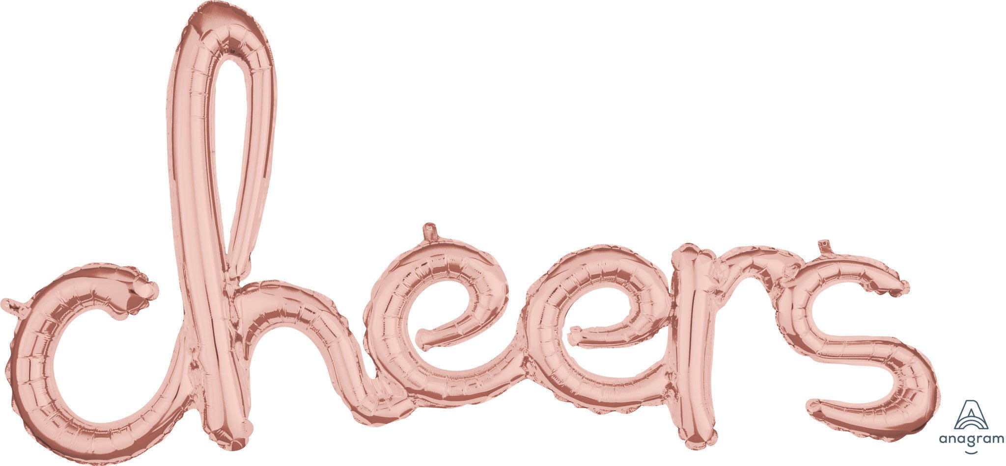 Guirlande De Ballons 40Po X 21Po Mylar Cheers Rosegold Party Shop