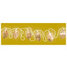 Amscan - Guirlande Feuilles Rosegold Led (4.4Pi Fonction À Piles) - Party Shop