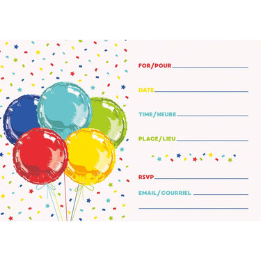 Unique - Carte d'Invitation (8) - Bonne Fête - Party Shop