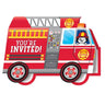 Creative Converting - Carte d'Invitation (8) - Camion de Pompier - Party Shop