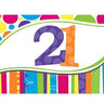 Creative Converting - Invitations 21 Ans (8) - Party Shop