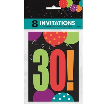 Invitations 30Ans (8) Party Shop