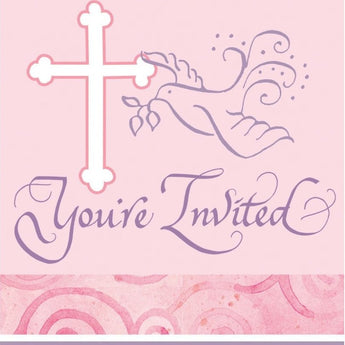 Invitations (8) - Colombe Rose Party Shop