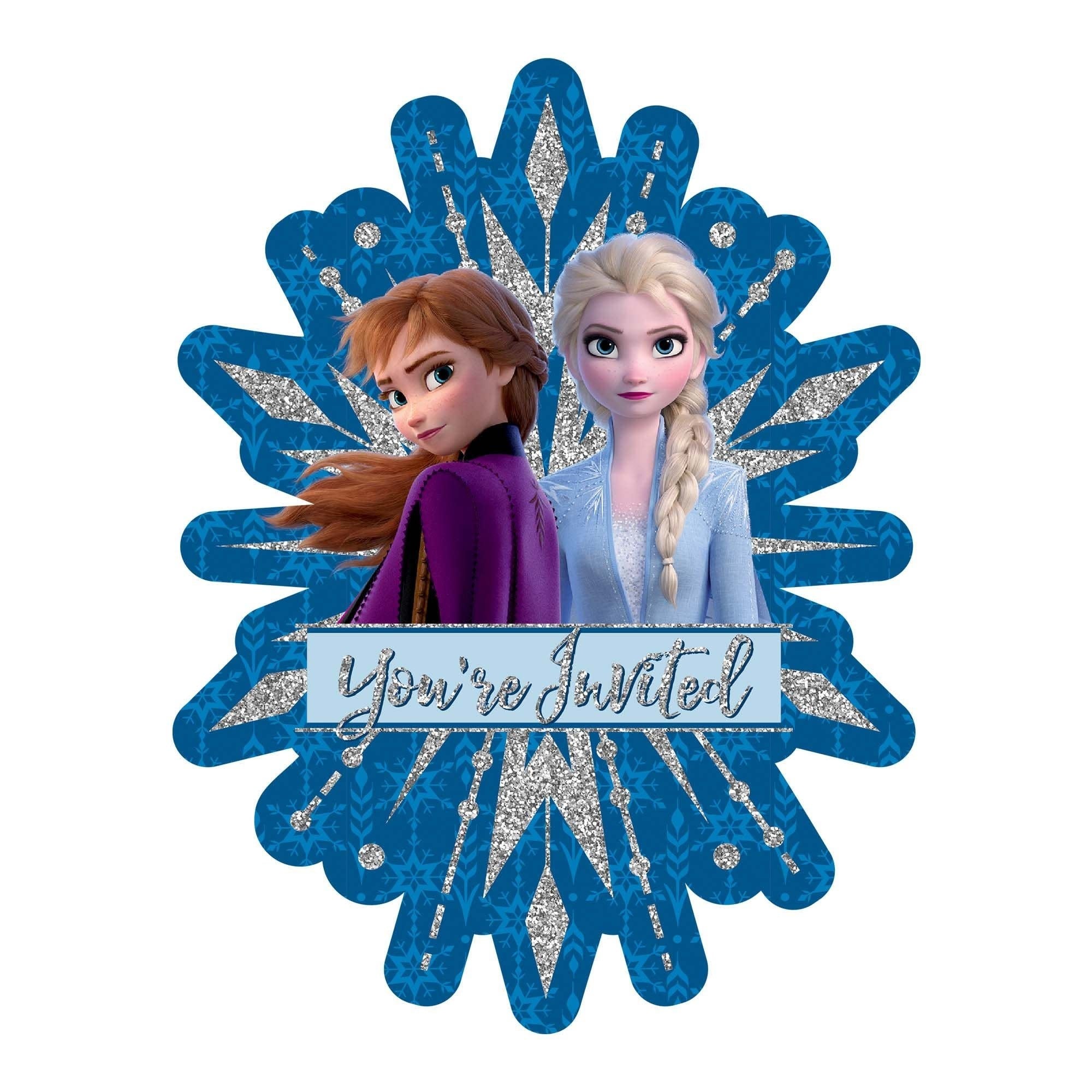 Invitations (8) - La Reine Des Neiges - Party Shop