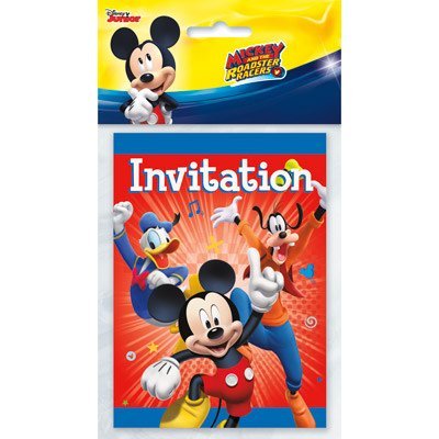 Invitations (8) - Mickey Mouse Party Shop