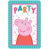 Invitations (8) - Peppa Pig Party Shop