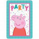 Invitations (8) - Peppa Pig - Party Shop